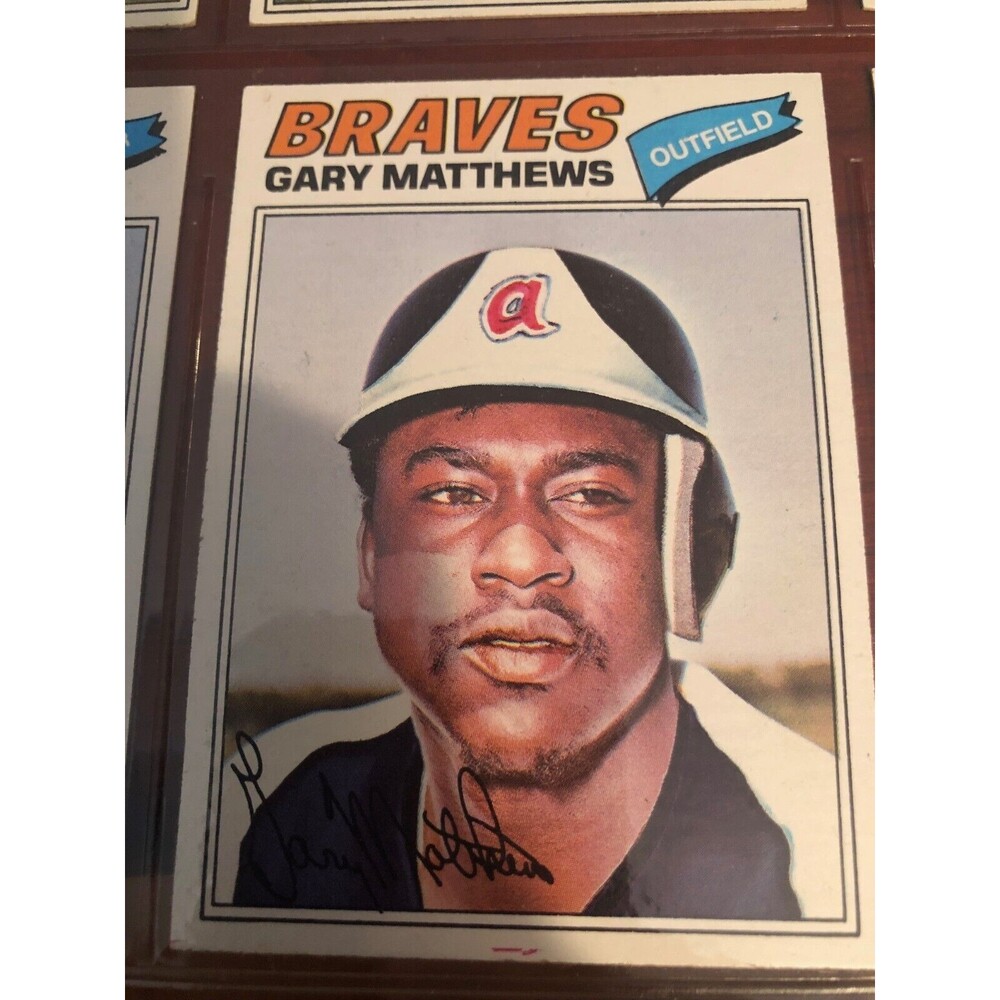 1977 Topps #194 Gary Matthews - Atlanta Braves - Outfielder
